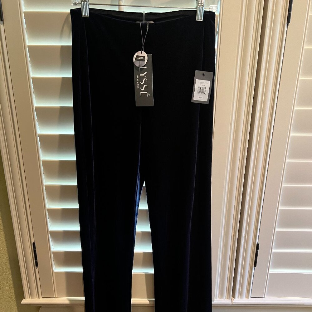 NWT Navy Velvet Lysee Pants